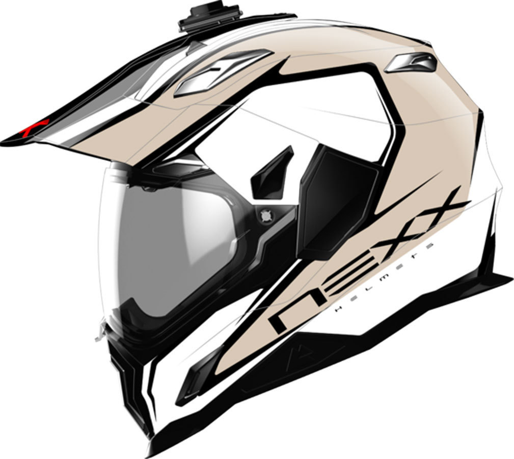 Nexx X.D1 Voyager Helmet, white-beige, Size XS, white-beige, Size XS