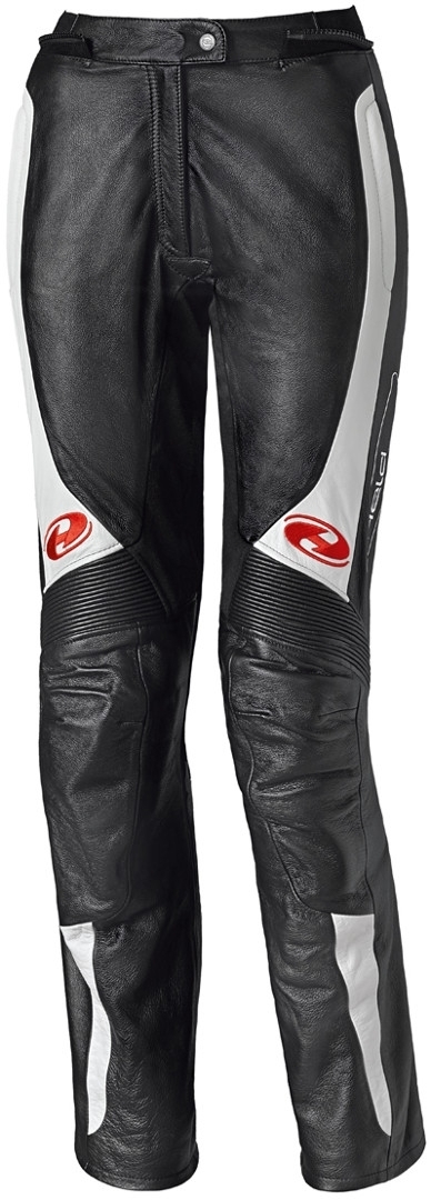 Held Sarana Women's Motorcycle Leather Pants, black-white, Size 34, black-white, Size 34 for Women