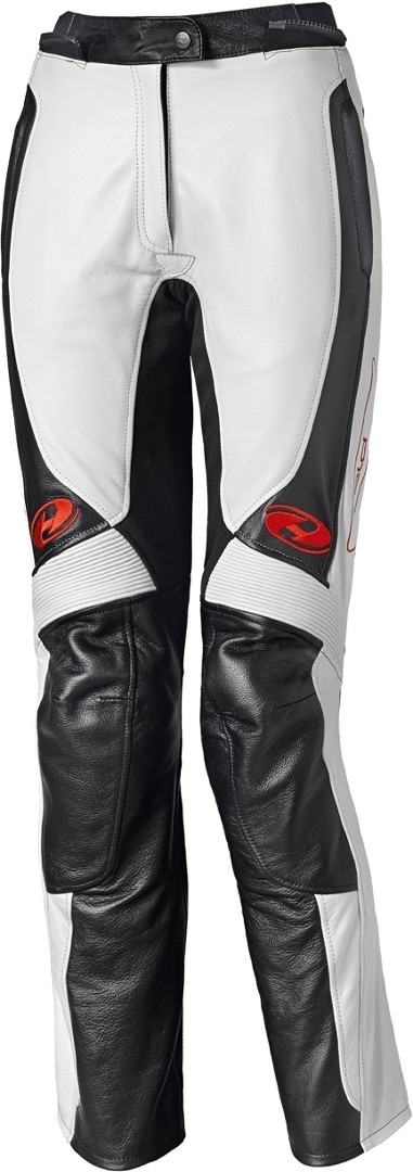 Held Sarana Women's Motorcycle Leather Pants, black-white, Size 34, black-white, Size 34 for Women