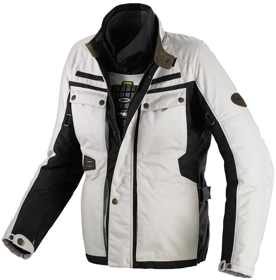 Spidi Worker H2OUT Motorcycle Textile Jacket, black-beige, Size M, black-beige, Size M