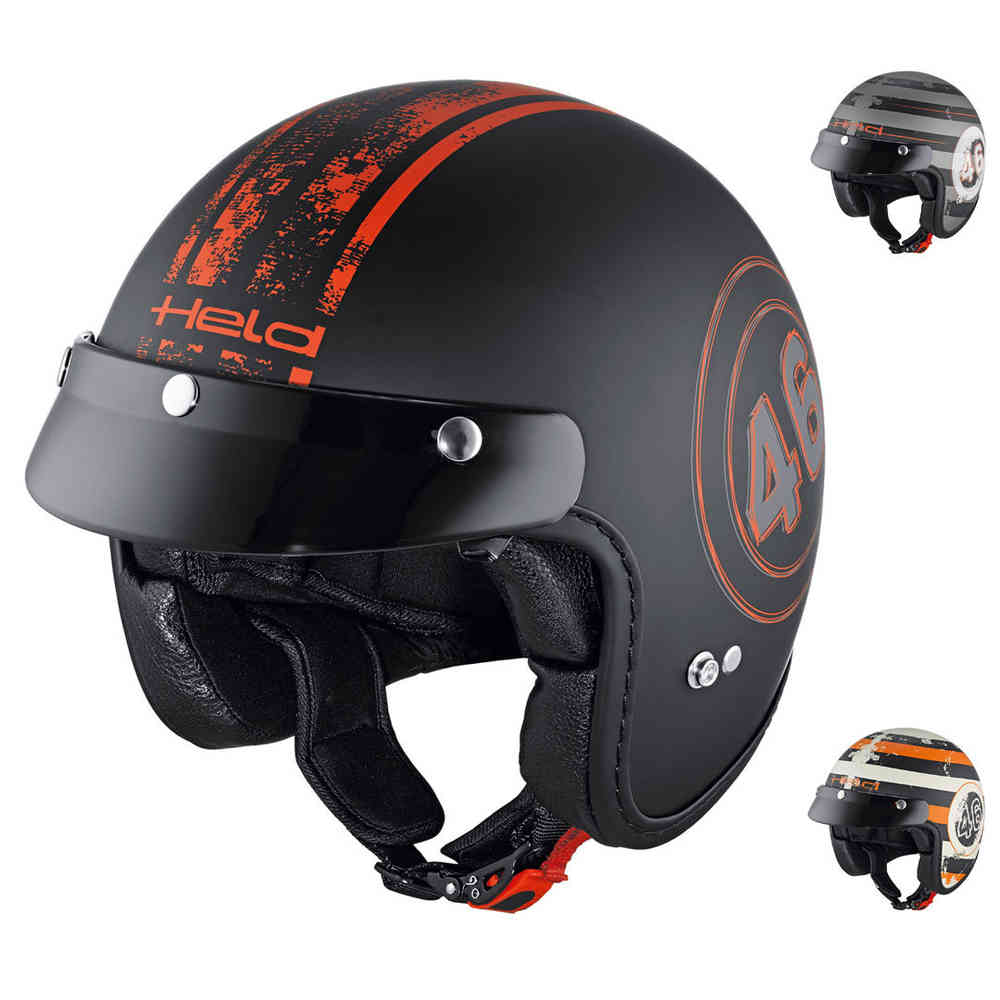 Held Black Bob Jet kask Decor