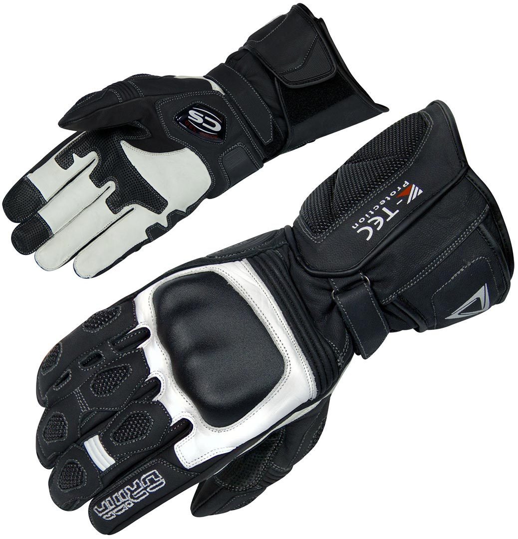 Orina Force Motorcycle Gloves, black-white, Size S, black-white, Size S