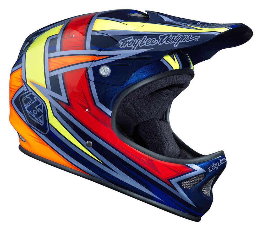 Troy Lee Designs D2 Proven Composite Downhill Helmet Casco in discesa