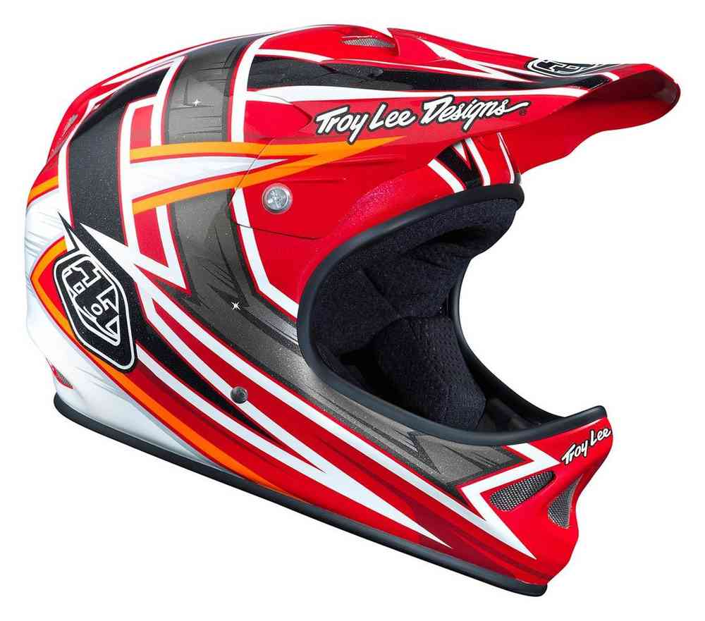 Troy Lee Designs D2 Proven Composite Downhill Helmet Casco in discesa