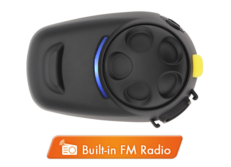 Side view of Sena SMH5-FM Bluetooth Communication System Single Pack, black for Men