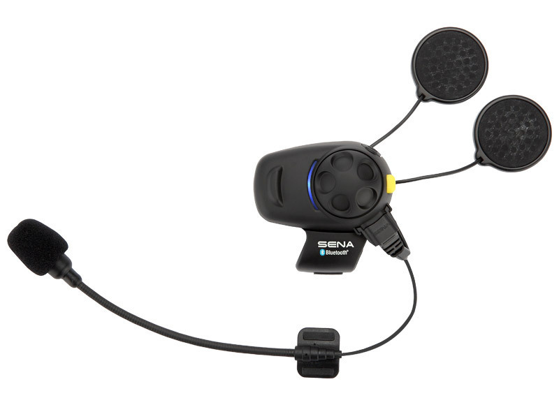 Side view of Sena SMH5-FM Bluetooth Communication System Single Pack, black for Men