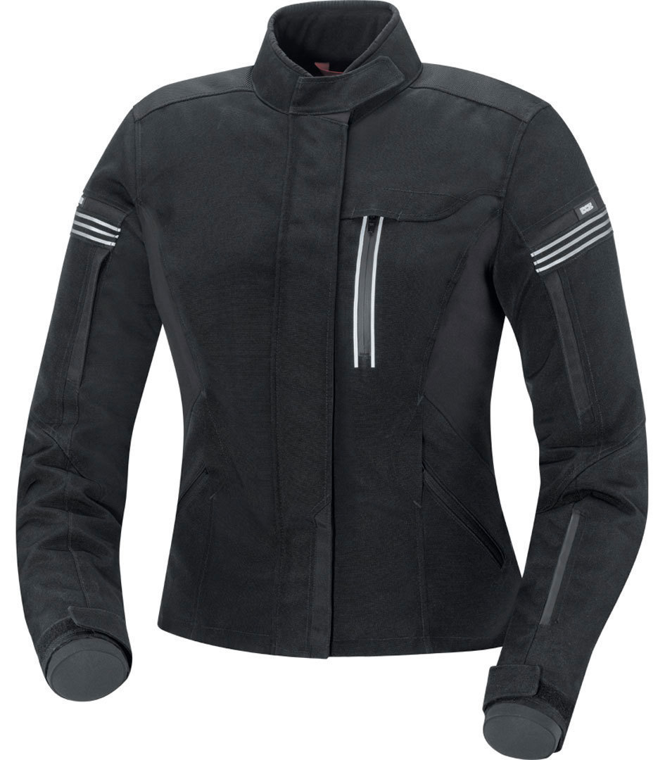 IXS Finja Ladies Textile Jacket, black, Size XS for Women, black, Size XS for Women