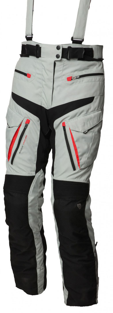 Modeka X-Renegade Ladies Textile Pants, black-grey, Size 36 for Women, black-grey, Size 36 for Women