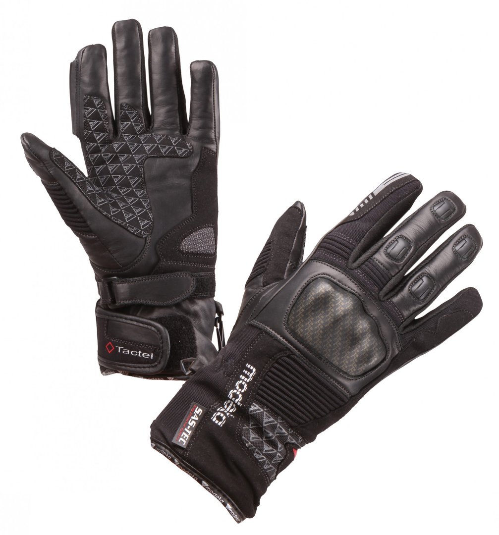 Modeka Tacoma Ladies Motorcycle Gloves, black, Size L for Women, black, Size L for Women