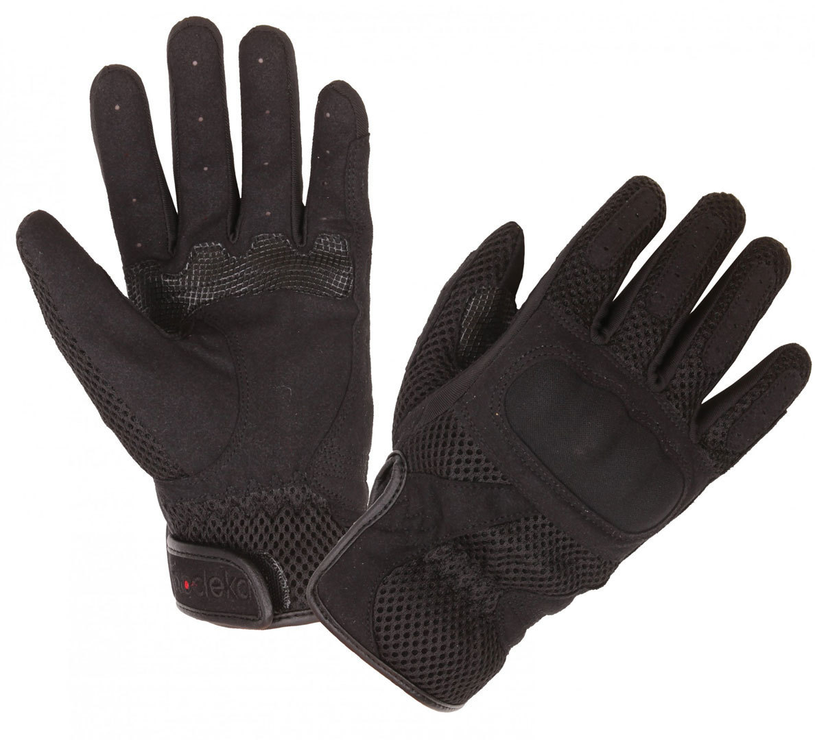Modeka Mesh Ladies Motorcycle Gloves, black, Size L for Women, black, Size L for Women