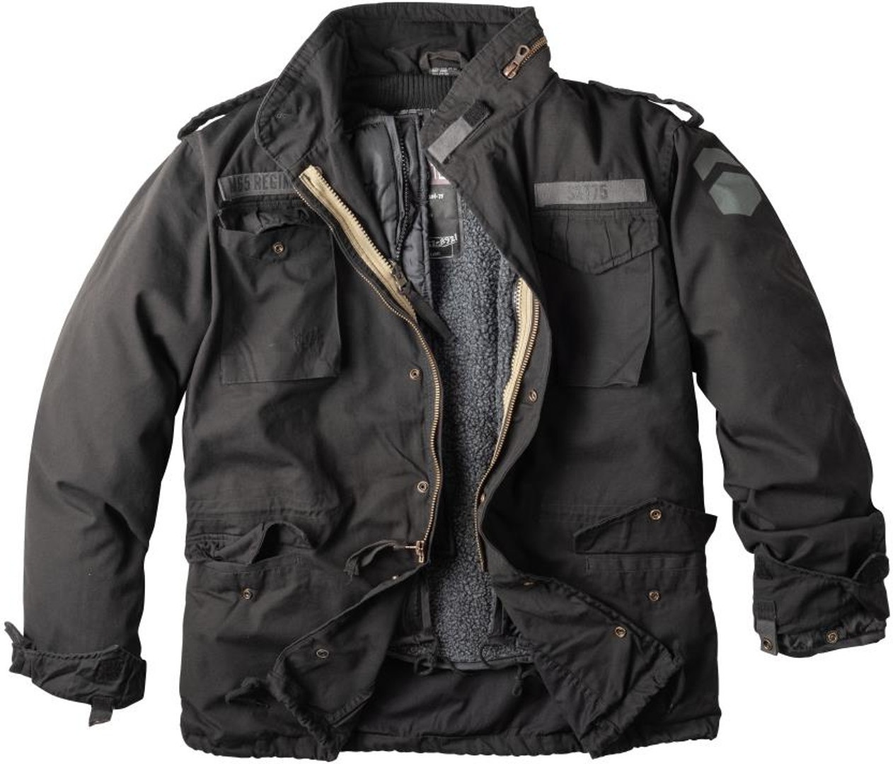 Surplus Regiment M65 Jacket, black, Size M, M Black unisex