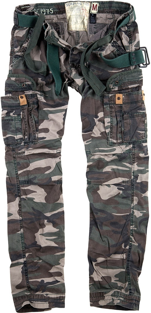 Surplus Premium Slimmy Pants, green, Size S, green, Size S