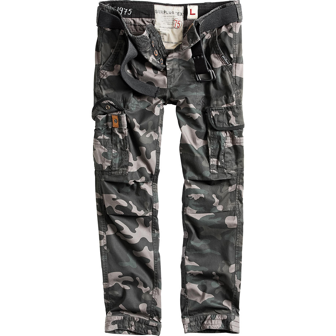 Surplus Premium Slimmy Pants, black, Size S, black, Size S