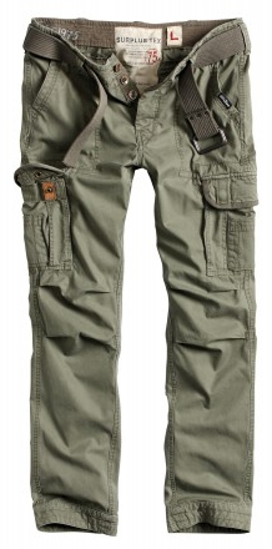 Surplus Premium Slimmy Ladies Pants, green, Size 34 for Women, green, Size 34 for Women
