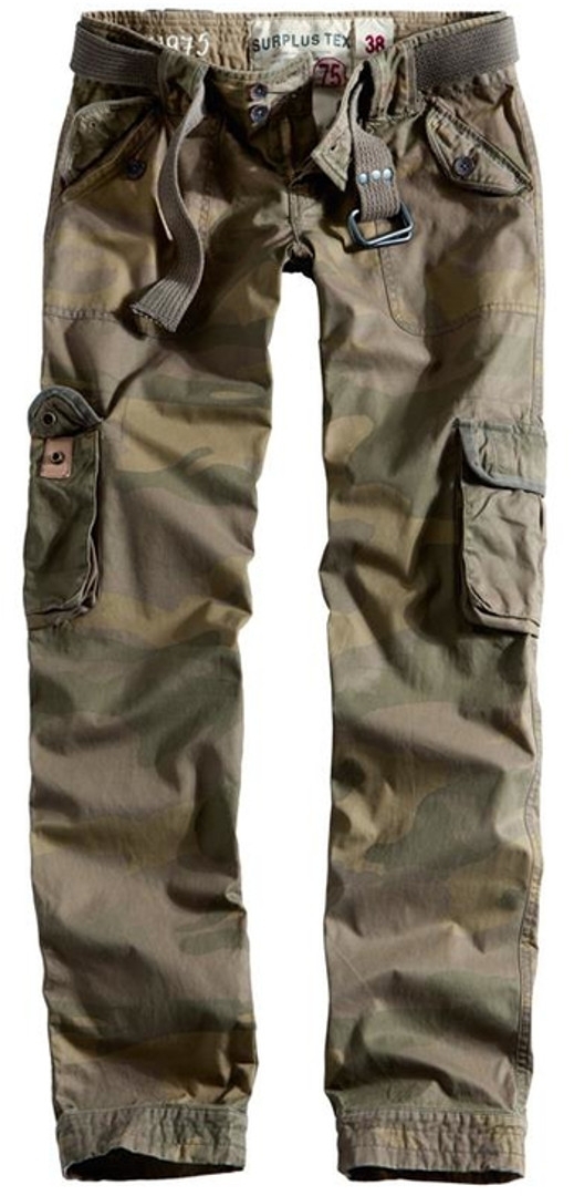Surplus Premium Slimmy Ladies Pants, green, Size 38 for Women, green, Size 38 for Women