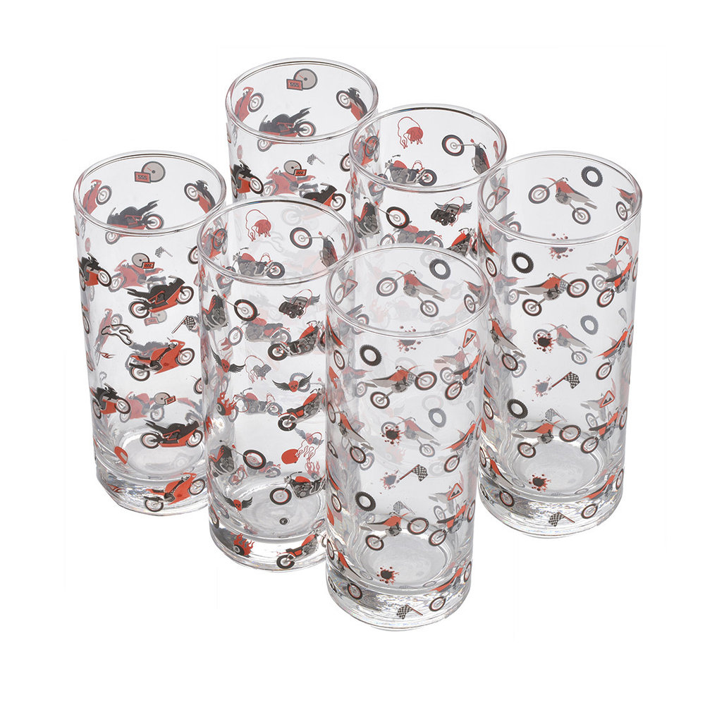 Booster Drink Glass Set (6 Pieces) 