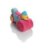 Booster Plush Motorbike with Soft Fleece Towel 