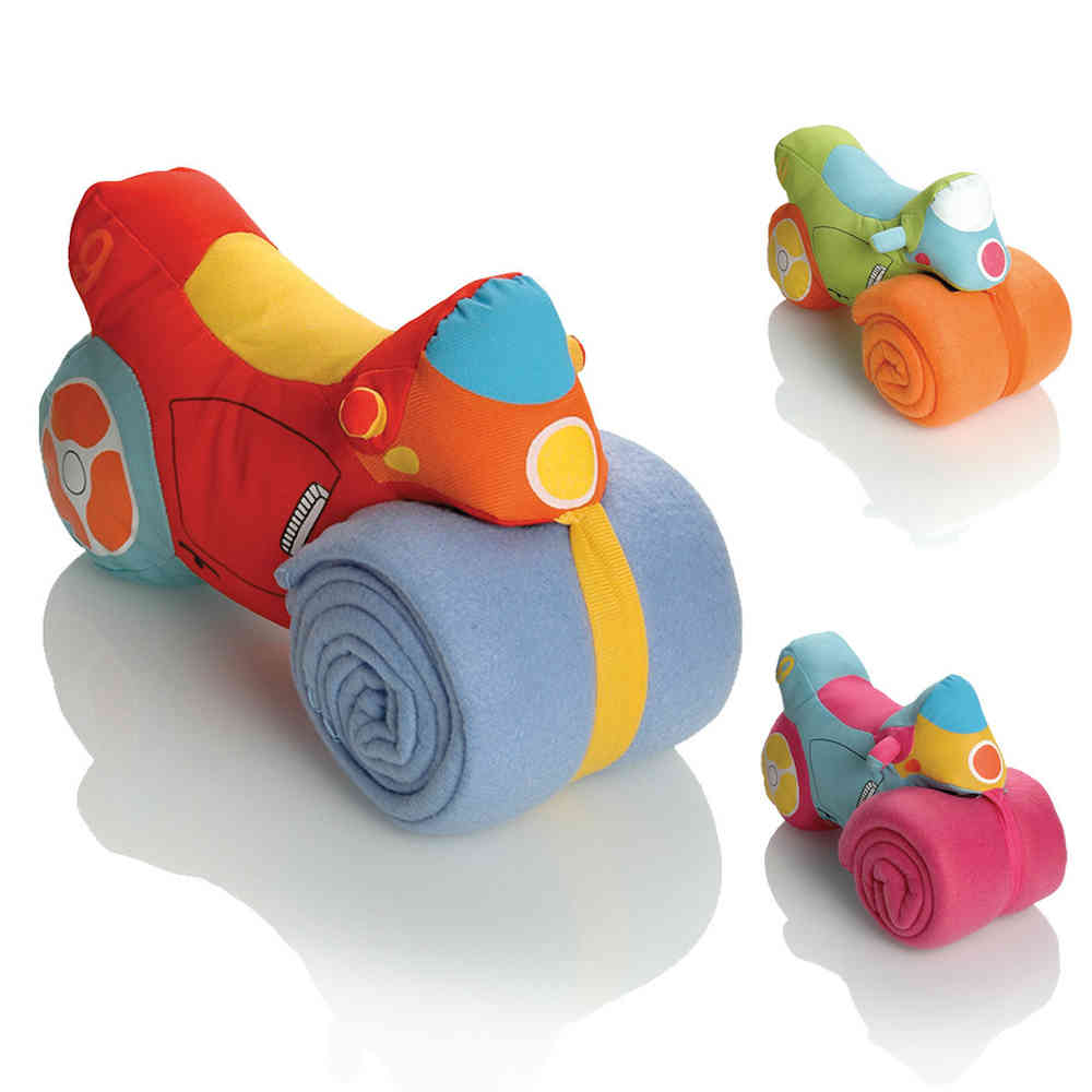 Booster Plush Motorbike with Soft Fleece Towel 