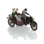 Booster Metall Motorrad mit Beiwagen 2