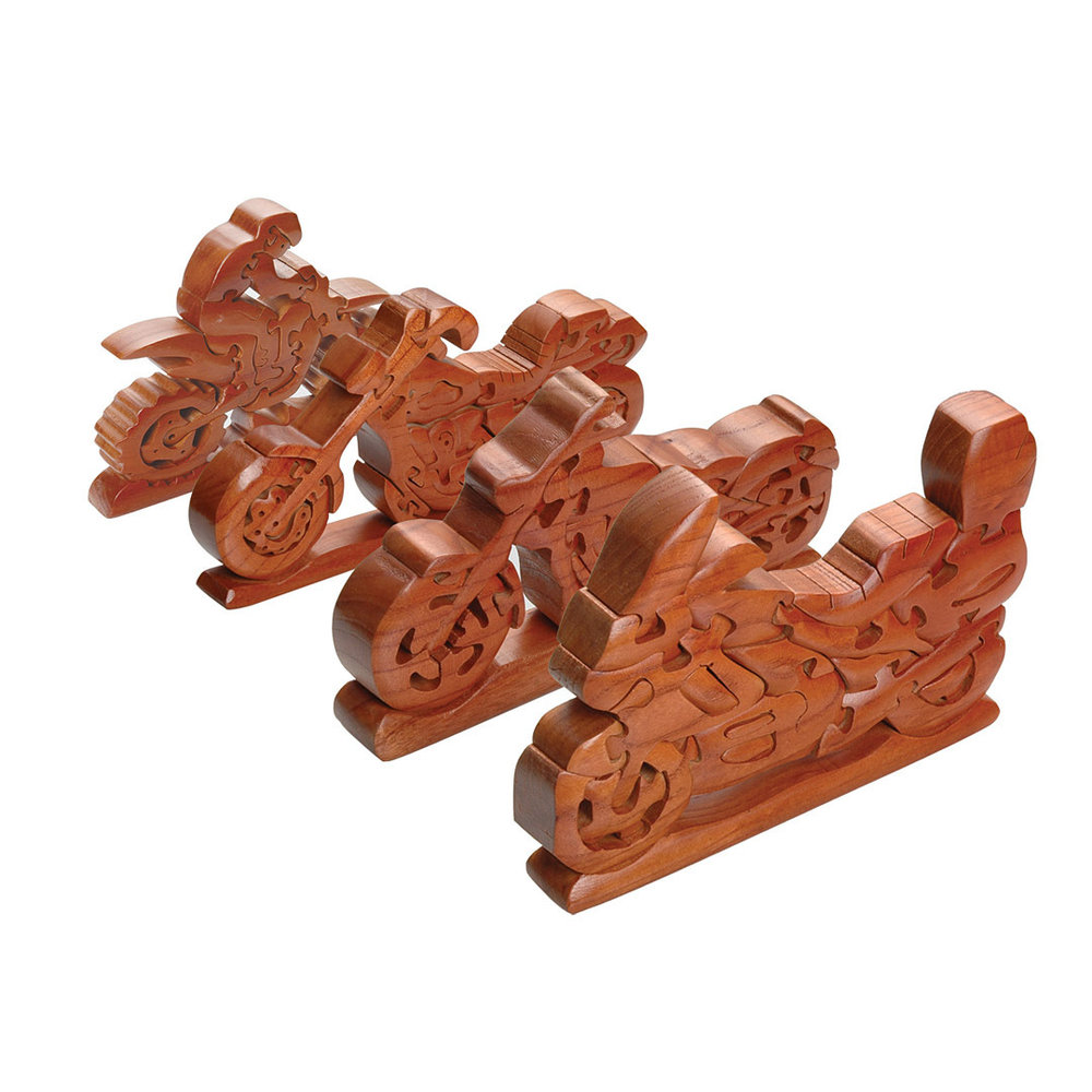 Booster Motorbike Wood Puzzle 