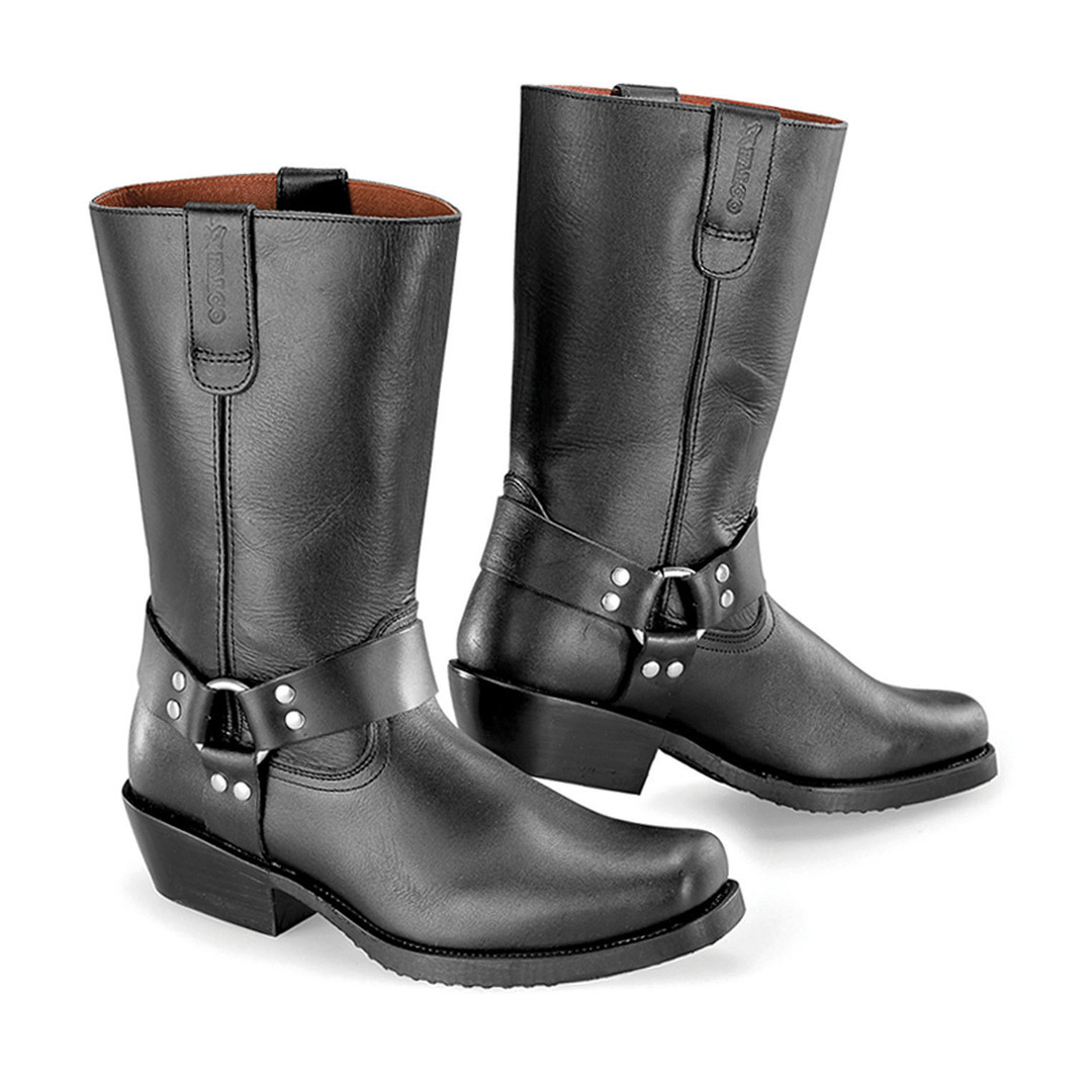 Falco Biker Boots, black, Size 46, black, Size 46