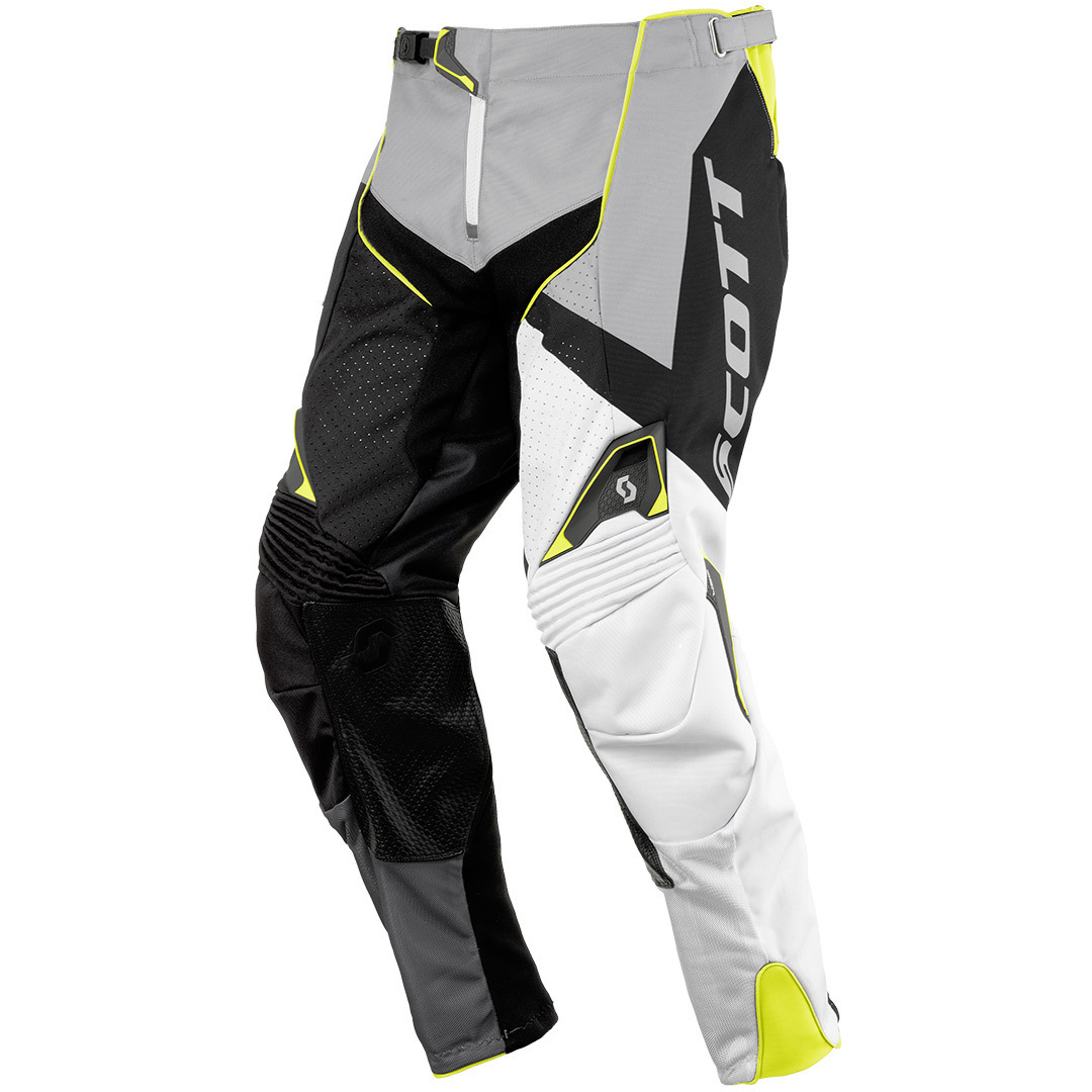 Scott 450 Podium Motocross Pants, black-grey-white, Size 28, black-grey-white, Size 28