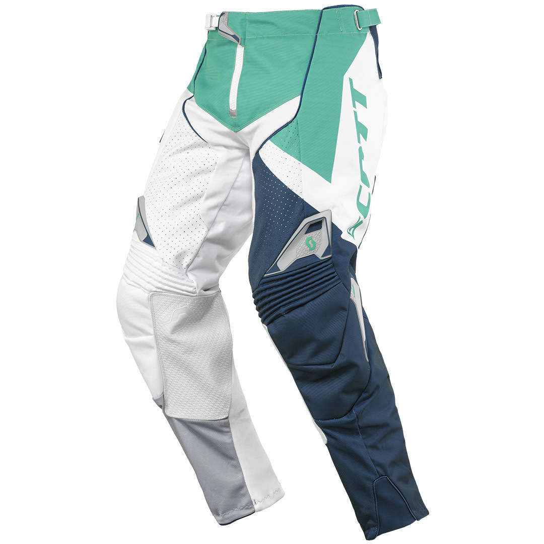 Scott 450 Podium Motocross Pants, green-blue, Size 30, green-blue, Size 30