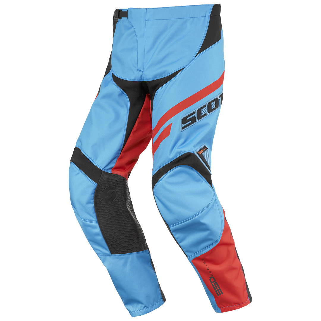 Image of Scott 350 Track Pantaloni motocross 2016, blu-arancione, dimensione 28