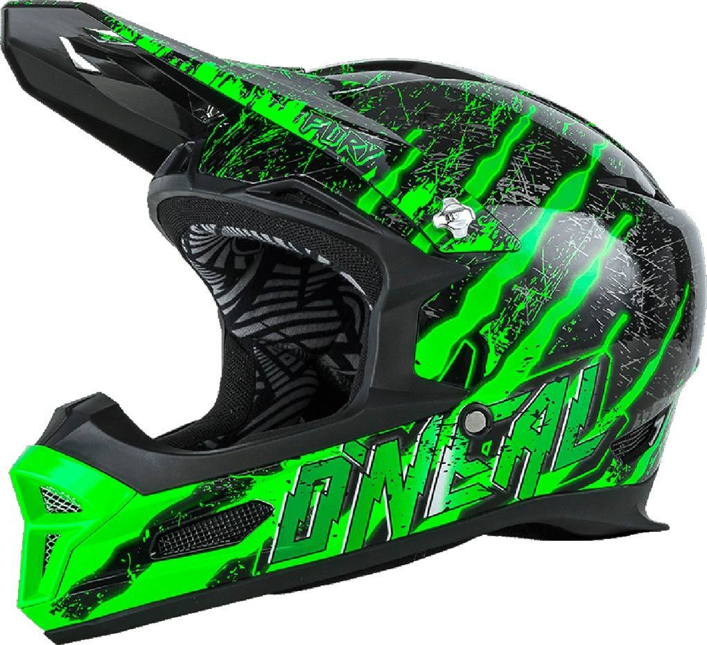 Oneal Fury Mercury Downhill Helmet, green, Size XL, green, Size XL