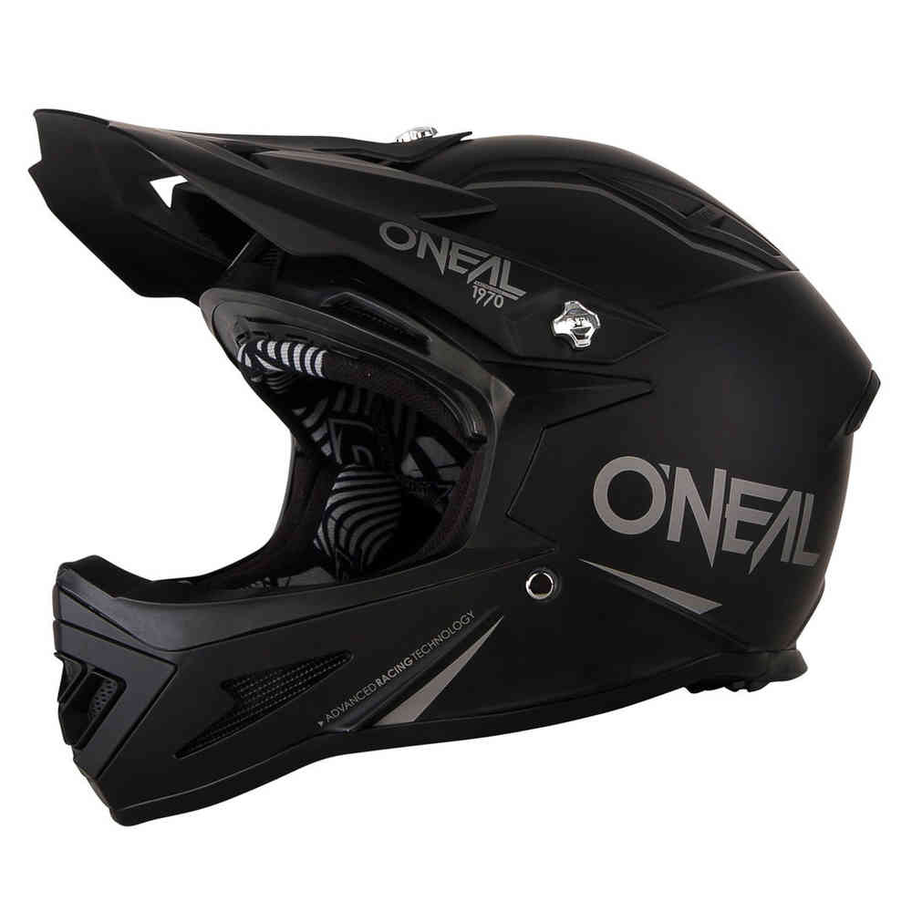 O´Neal Warp Capacete downhill preto Matt