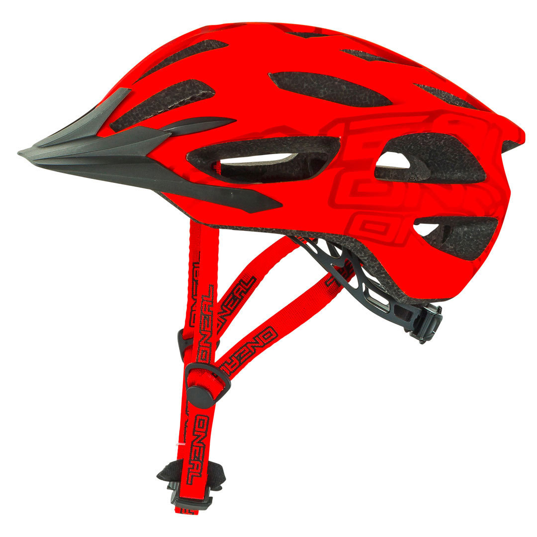 O´Neal Q RL Graphic Bicycle Helmet, red, Size XS S M, red, Size XS S M