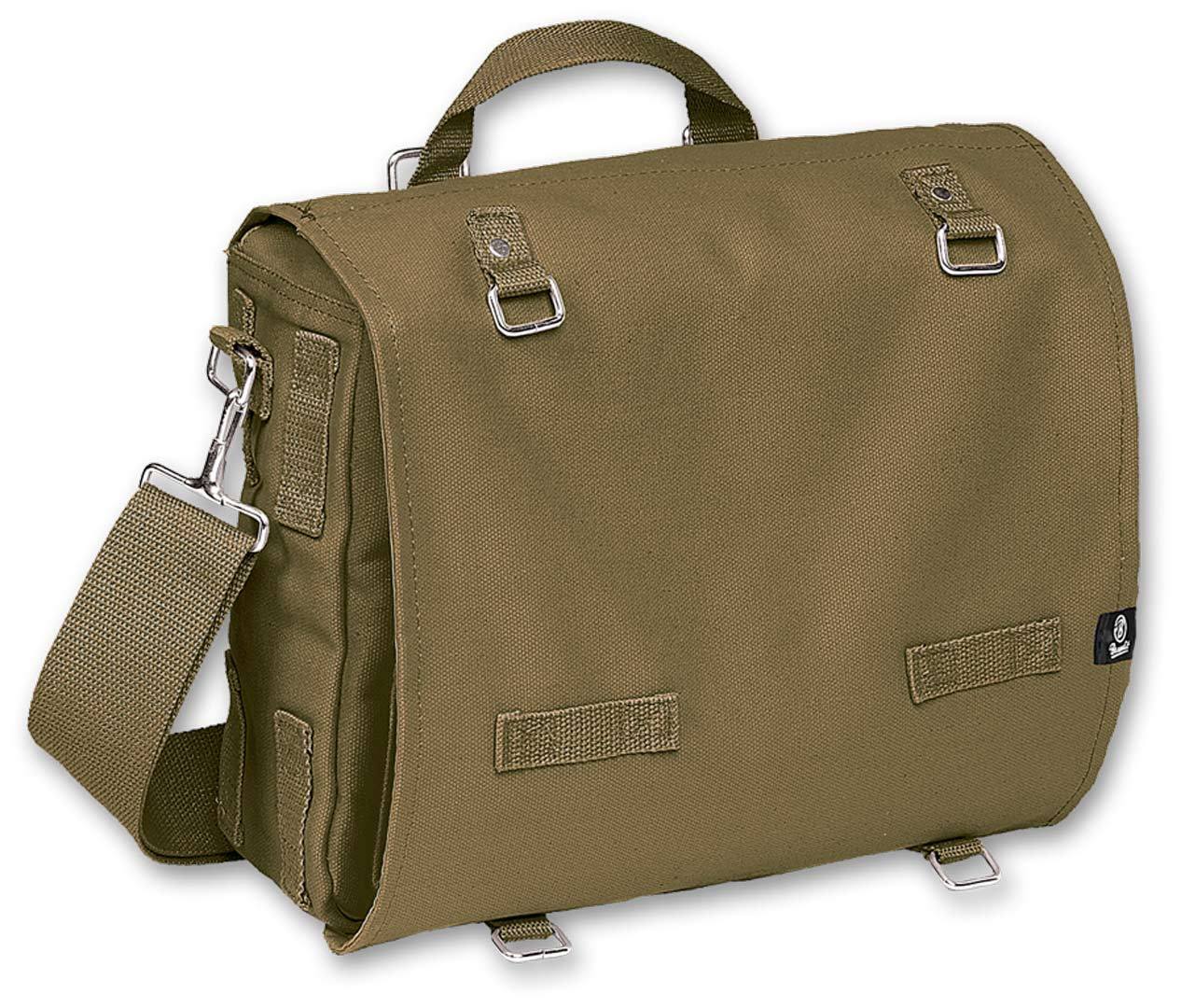 Brandit Canvas L Bag, green, green, Size One Size