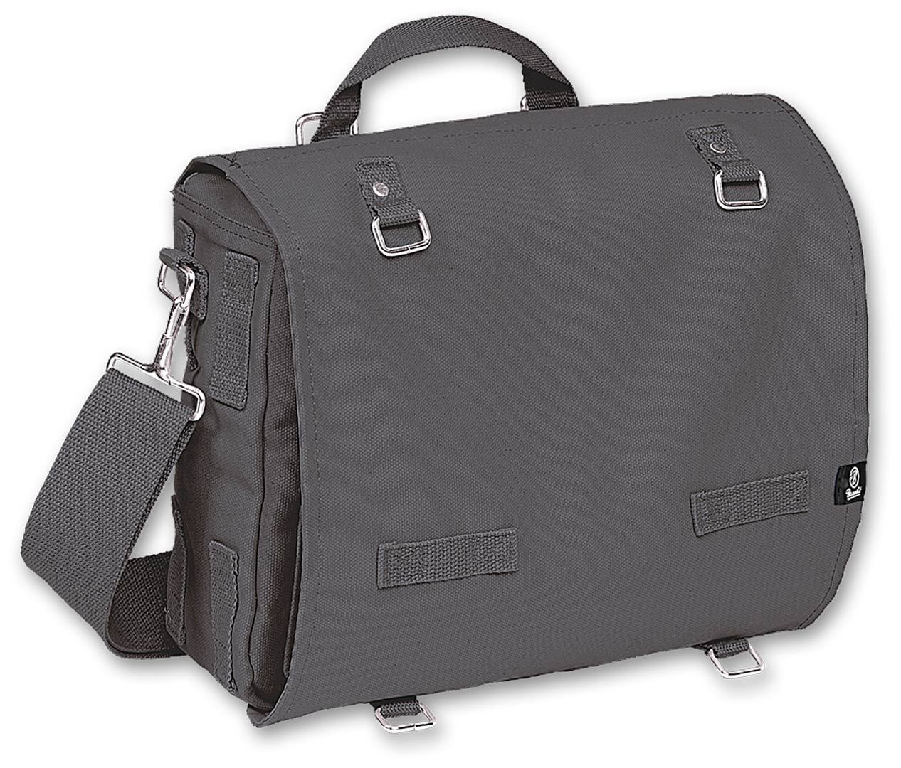Brandit Canvas L Bag, black-grey, black-grey, Size One Size