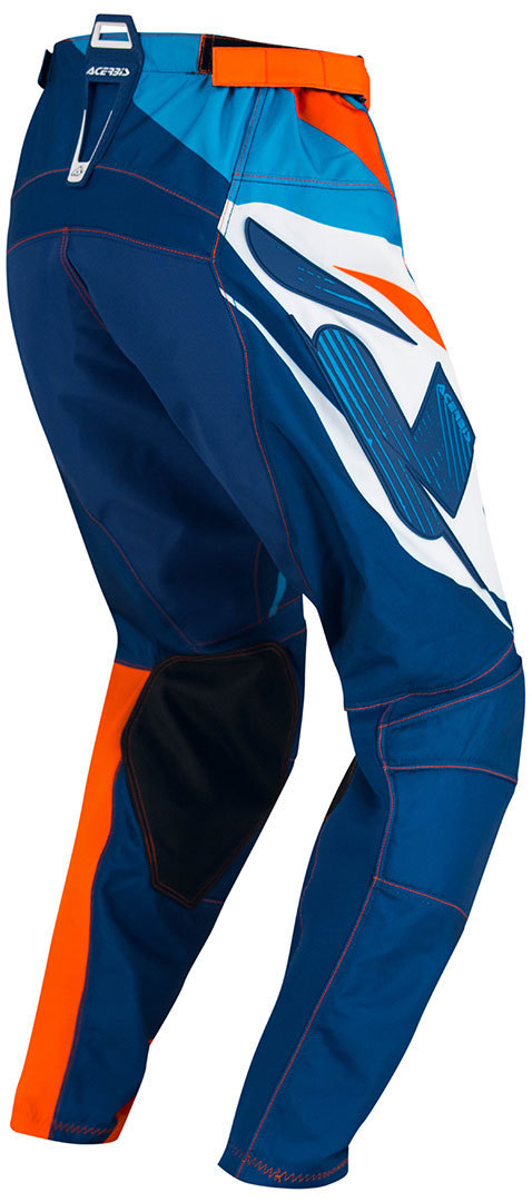 Side view of Acerbis Profile Motocross Pants, black-blue, Size 30 for Men