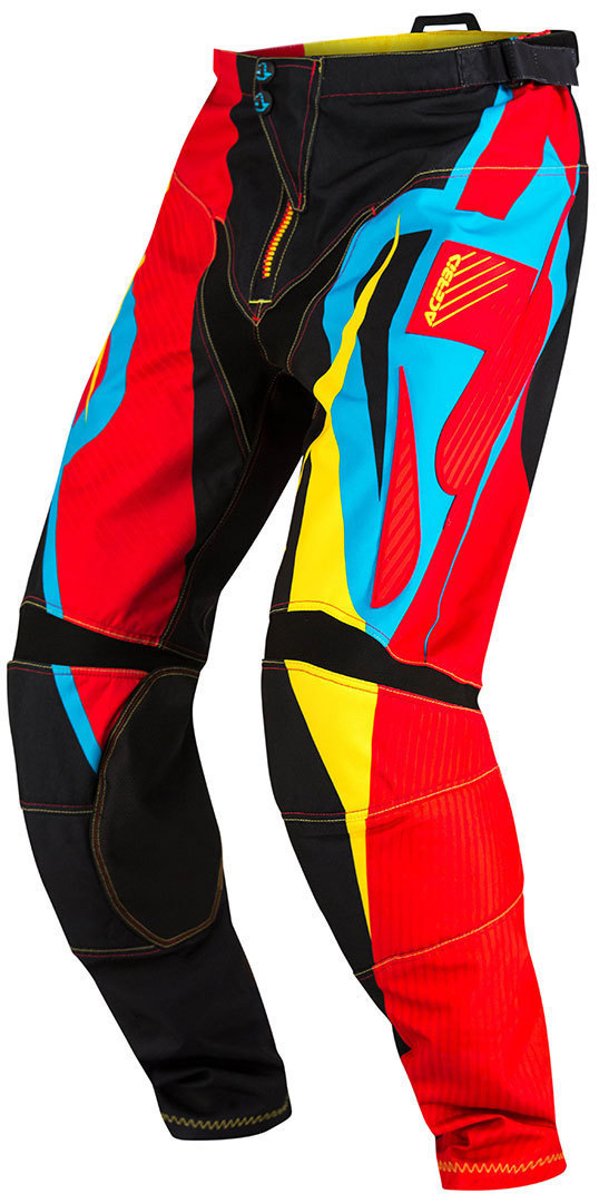 Side view of Acerbis Profile Motocross Pants, black-blue, Size 30 for Men