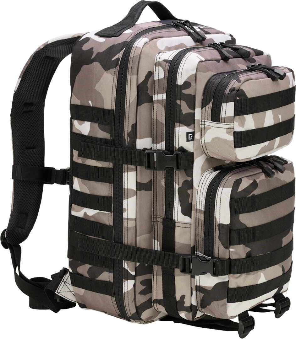 Brandit US Cooper L Backpack, black-grey, black-grey, Size One Size
