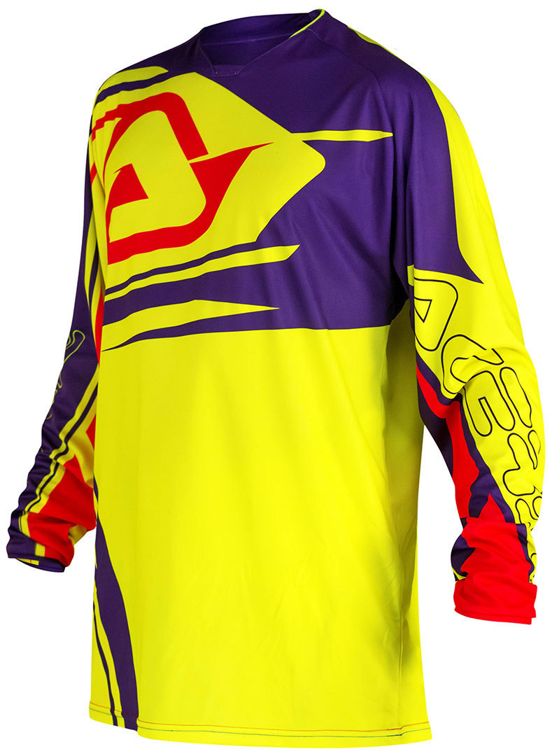 Acerbis Spellblast Kids Motocross Jersey, yellow, Size XL, yellow, Size XL