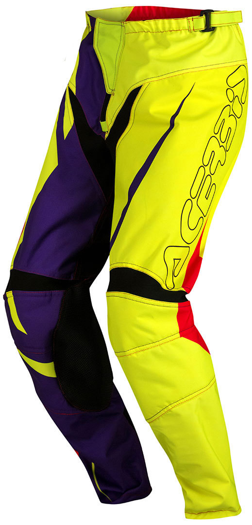 Image of Acerbis Spellblast Bambini Pantaloni Motocross, blu-giallo, dimensione M