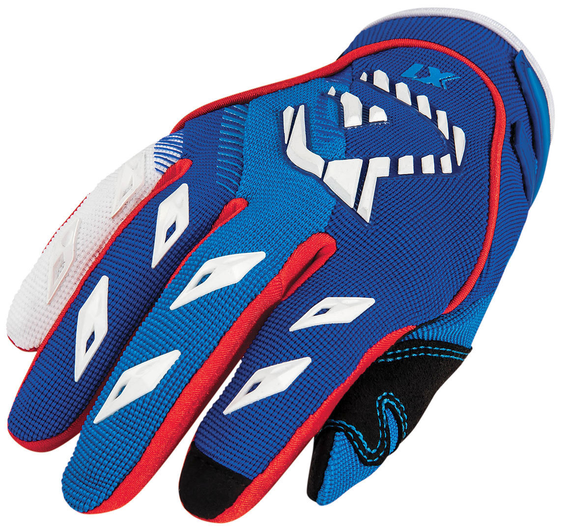 Acerbis MX Kids Motocross Gloves, red-blue, Size XL, red-blue, Size XL