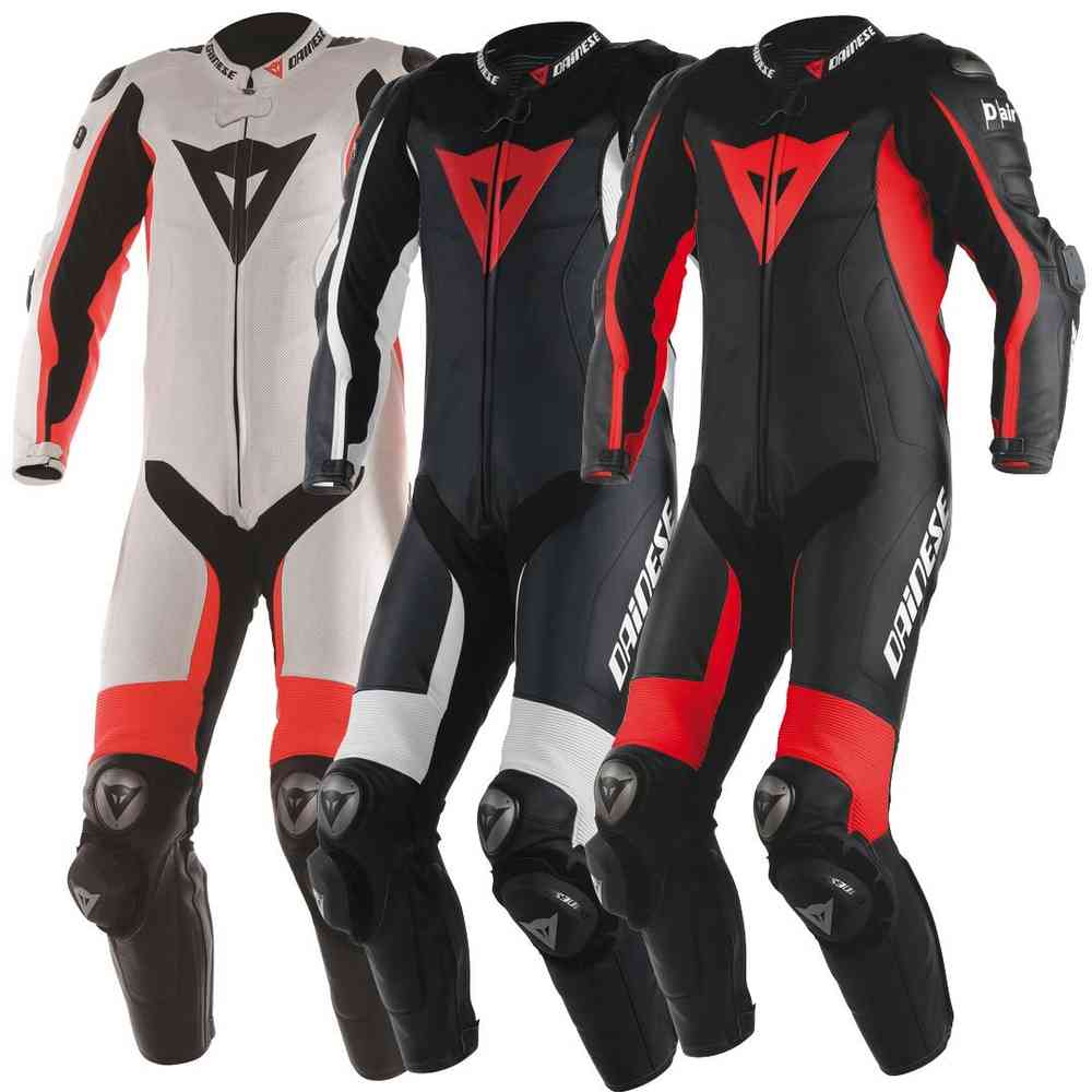 Dainese D-Air Racing Misano One Piece costume de Airbag en cuir perforé