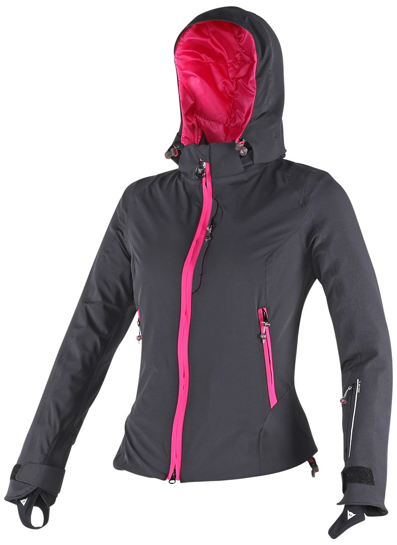 Dainese Nereide D-Dry Ski Lady, svart-rosa, storlek XL för kvinnor