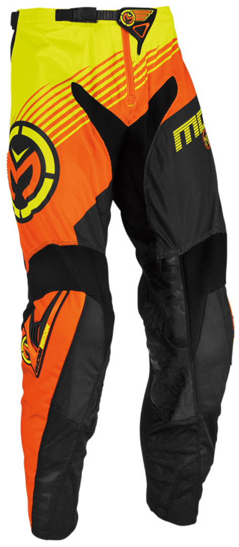 Moose Racing Sahara Motocross Pants, black-yellow, Size 30, black-yellow, Size 30