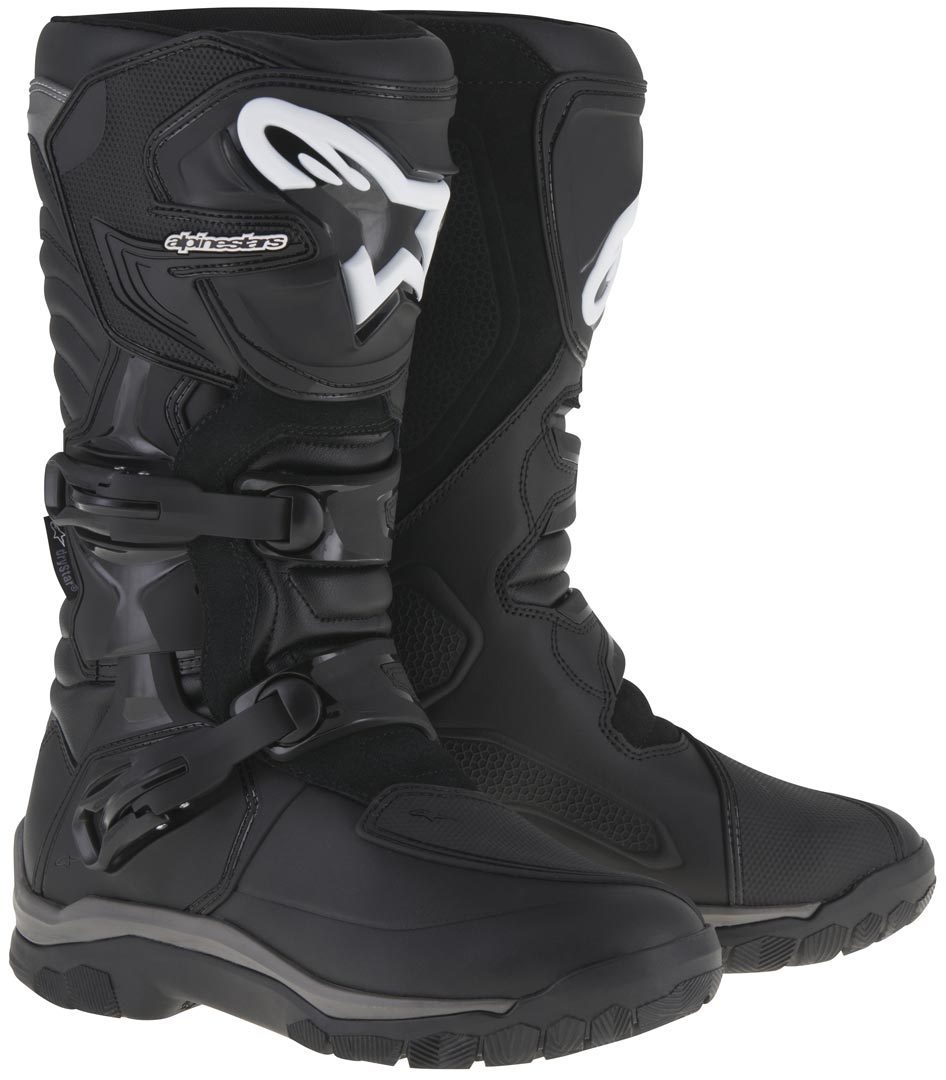 Alpinestars Corozal Adventure Waterproof Motorcycle Boots, black, Size 48, black, Size 48