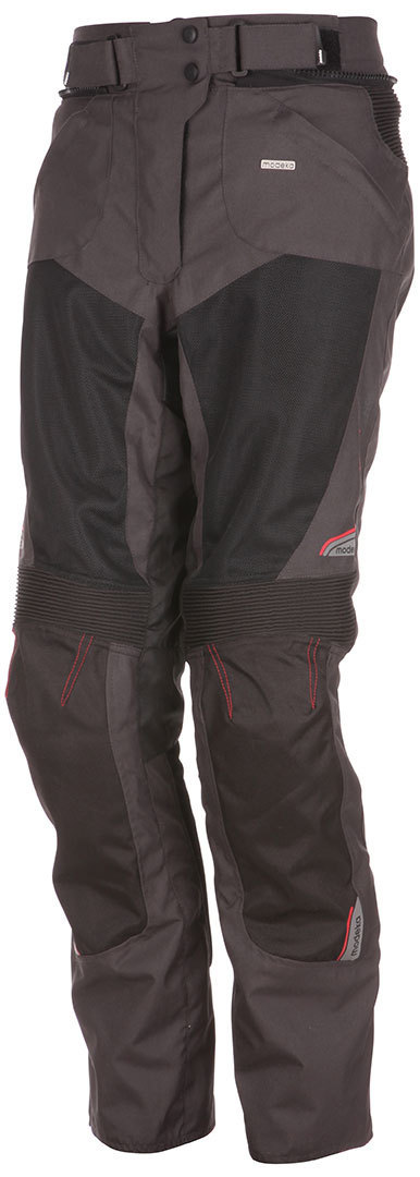 Modeka Upswing Lady Textile Pant, black-grey, Size 34 for Women, black-grey, Size 34 for Women