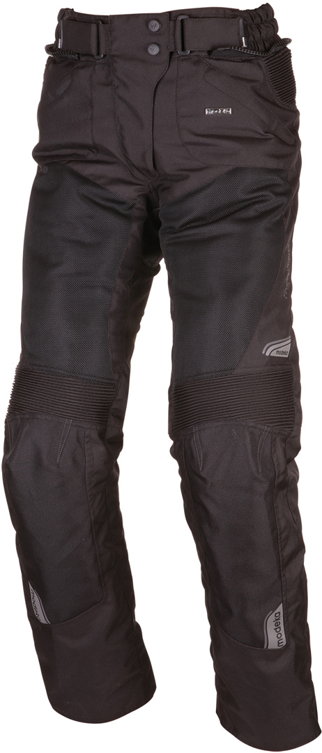 Modeka Upswing Lady Textile Pant, black, Size 34 for Women, black, Size 34 for Women