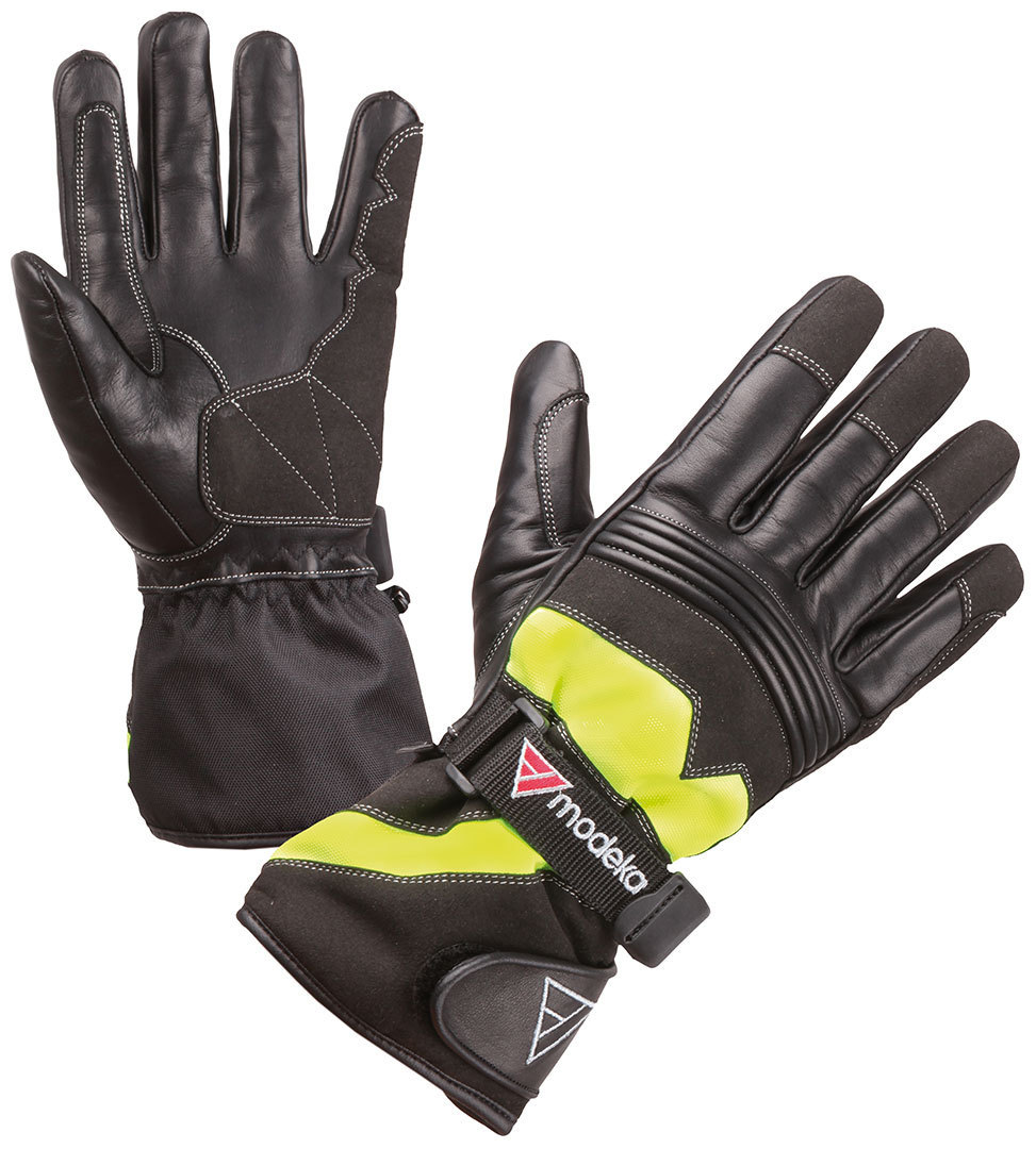 Modeka Freeze Evo Kids Motorcycle Gloves, black-yellow, Size S, black-yellow, Size S