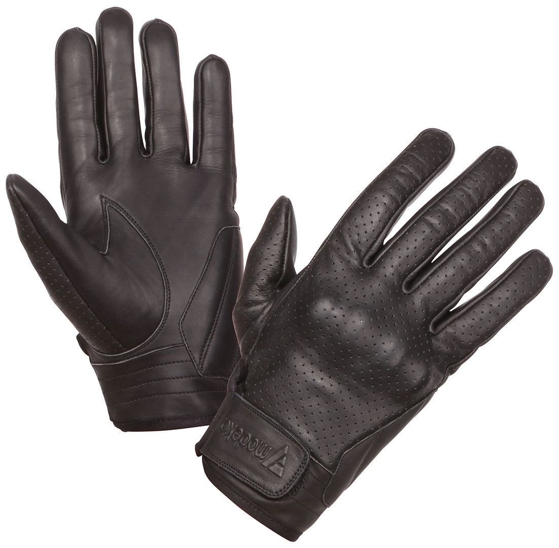 Modeka Hot Classic Motorcycle Gloves, black, Size S, black, Size S