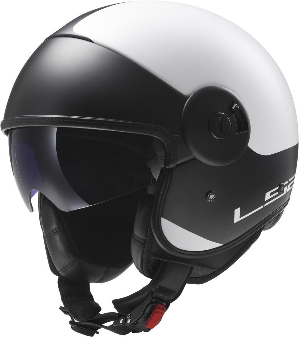 LS2 OFF597 Cabrio Via Jet Helmet, white, Size XS, white, Size XS