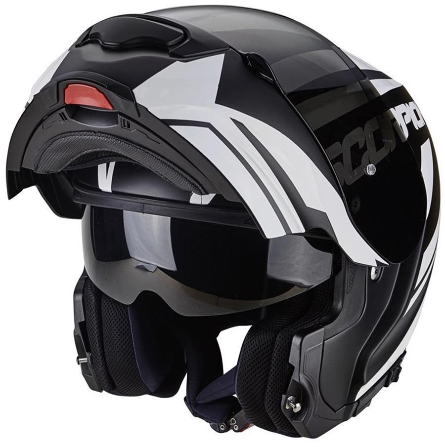 Scorpion Exo 3000 Air Serenity Helmet, black-white, Size XS 54 55, 55 Black White unisex