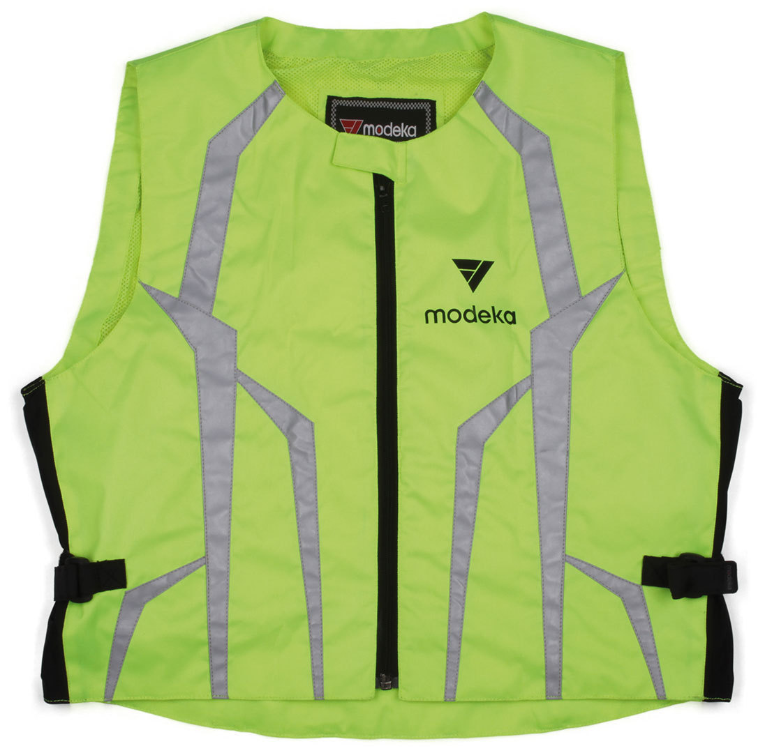 Modeka Warning Reflective Vest, yellow, Size XS, yellow, Size XS